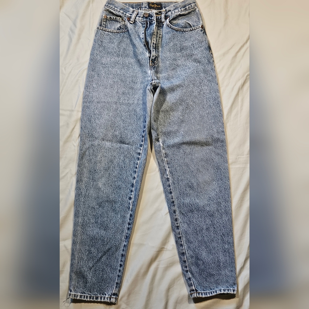 Vintage Pepe jeans London stone wash mom jeans